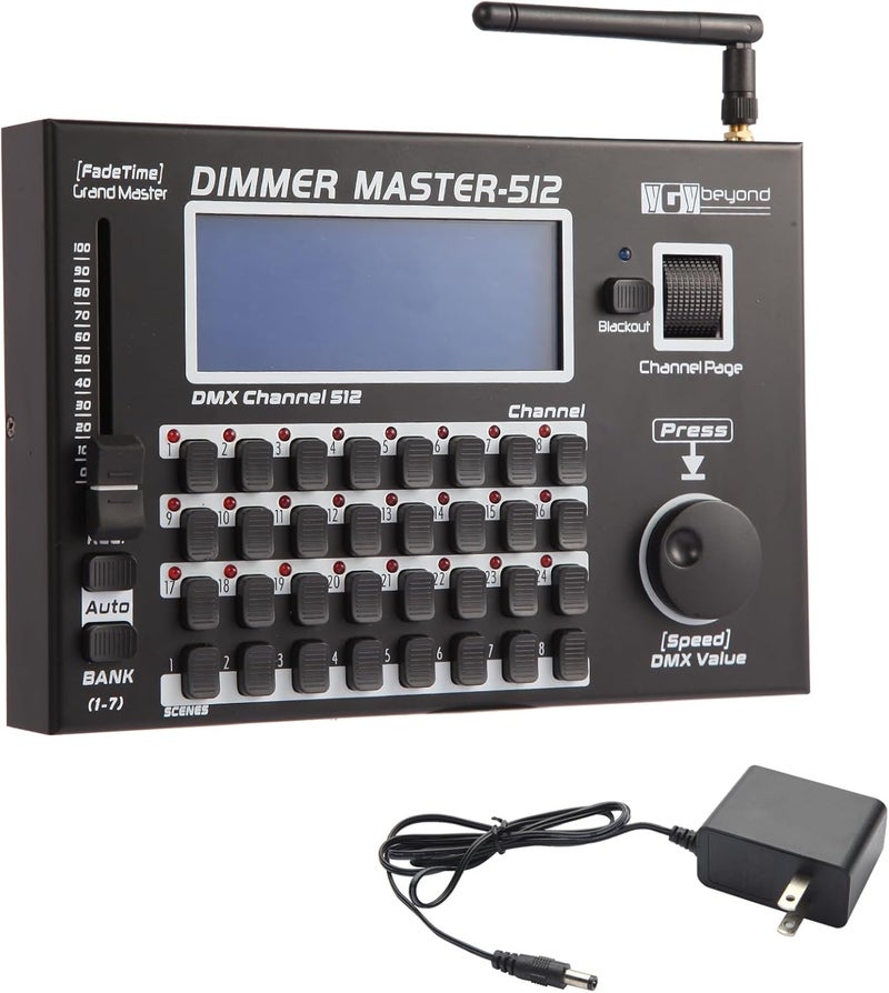 ygybeyond Wireless DMX Controller, DMX512 Controller,512Channel,Stage Lighting Equipment & Accessorie For Dj, Ktv, Large Concert, DMX Light Controller (512 channel DMX-512) - Image 1